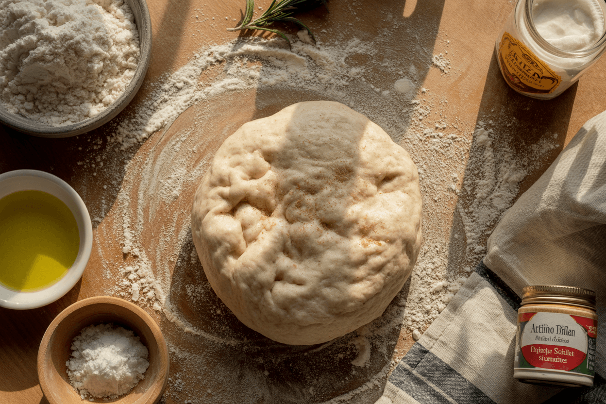 Klassischer Pizzateig mit Poolish