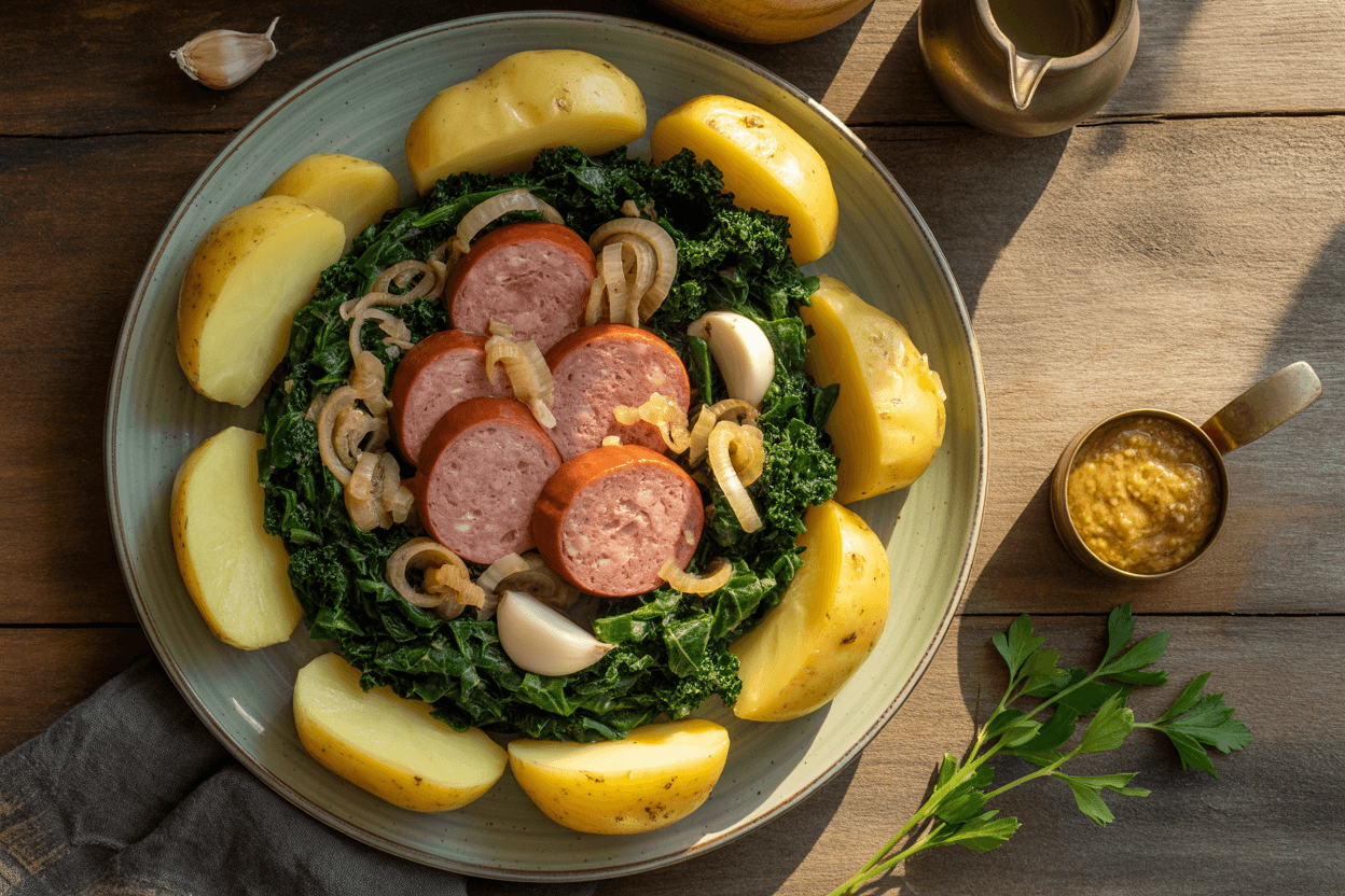 Grünkohl mit Pinkel