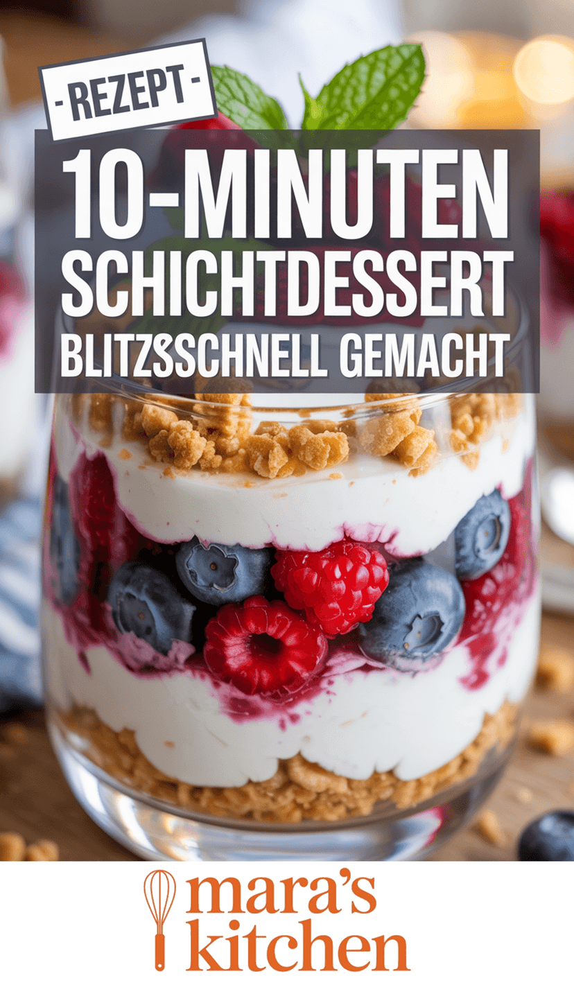 10-Minuten-Schichtdessert - Dessert Rezept