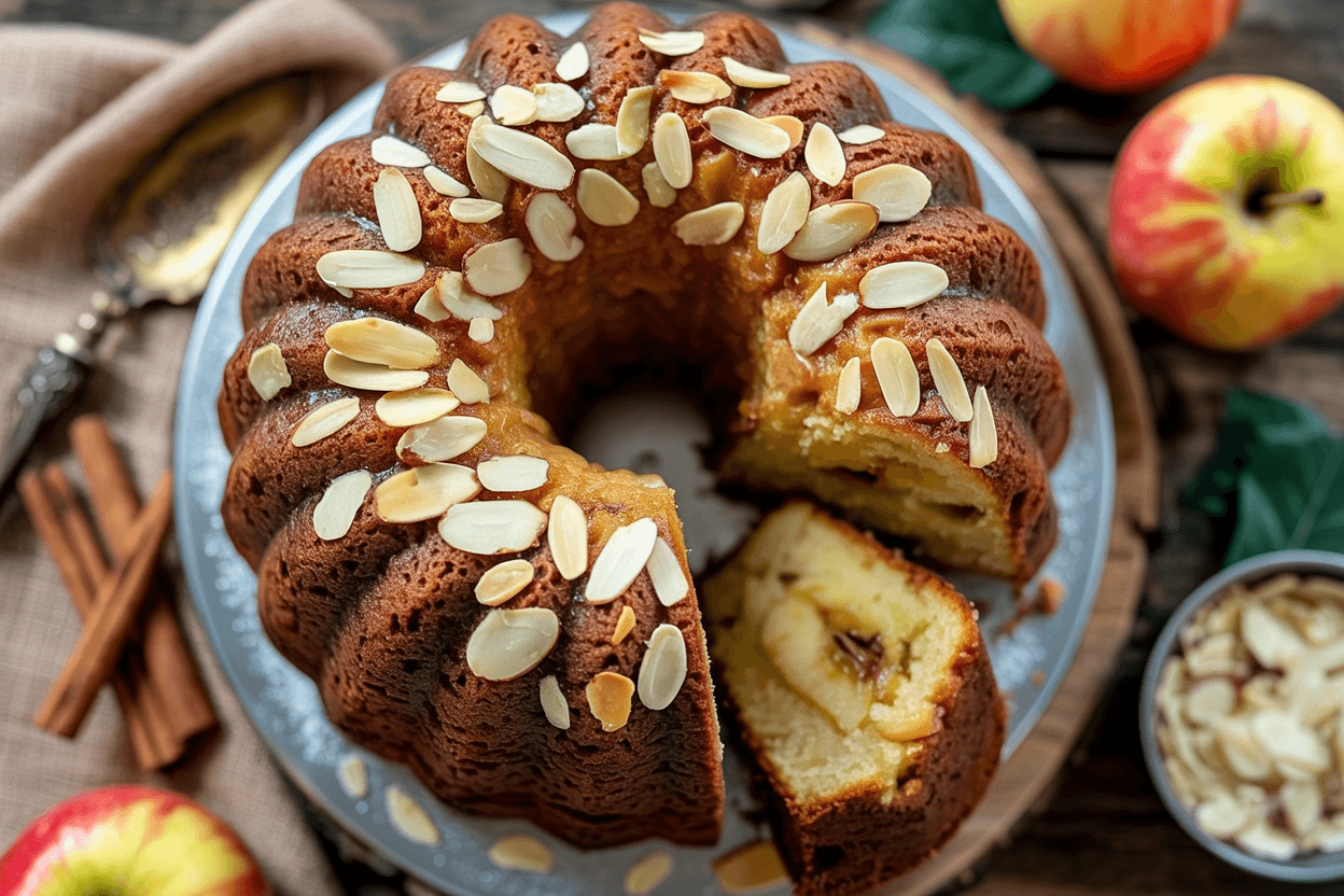 Apfel Gugelhupf Mit Zimt Und Mandeln