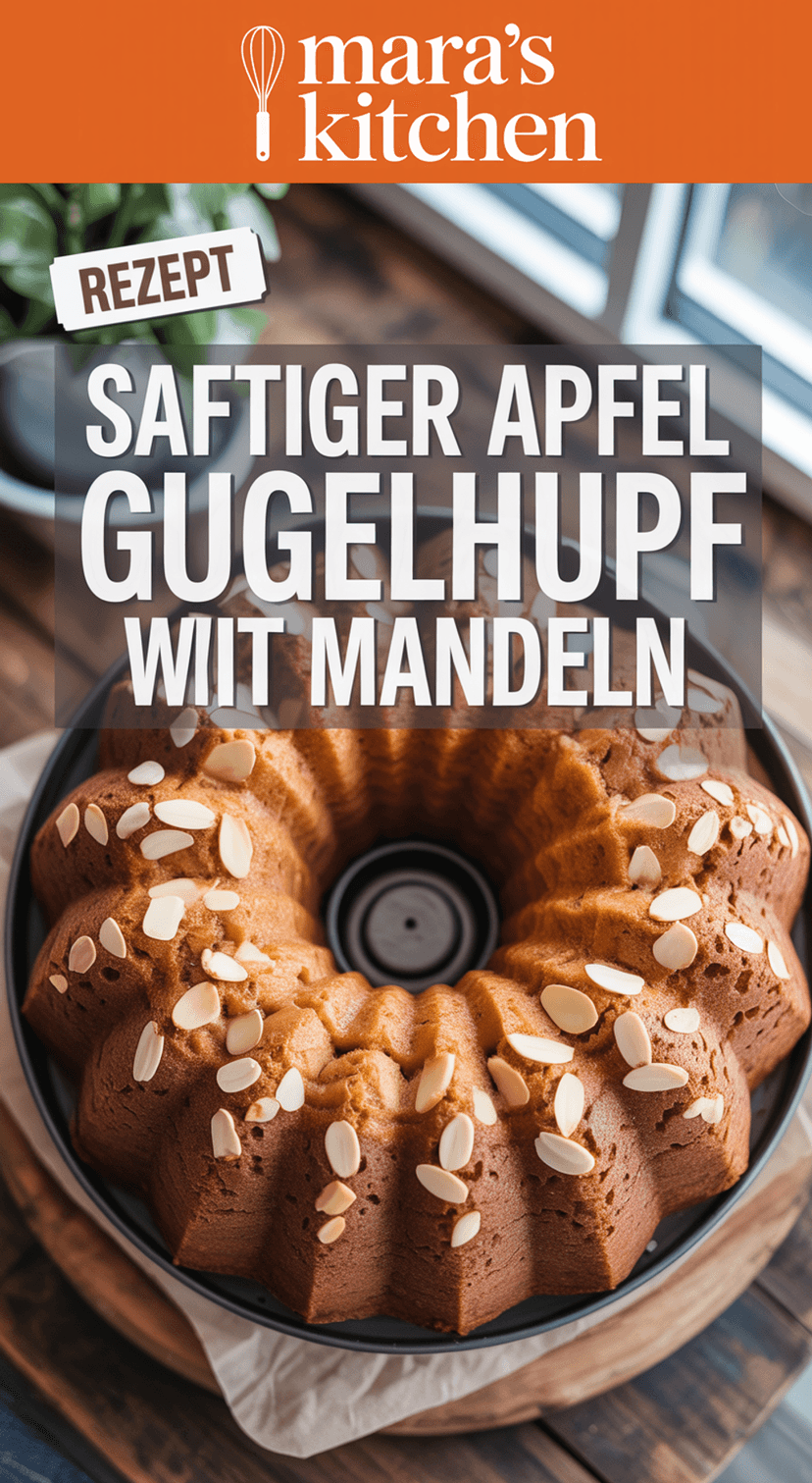 Apfel Gugelhupf Mit Zimt Und Mandeln - Kuchen Rezept