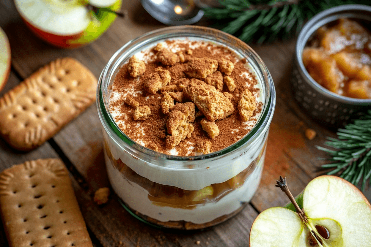 Apfel-Spekulatius-Dessert