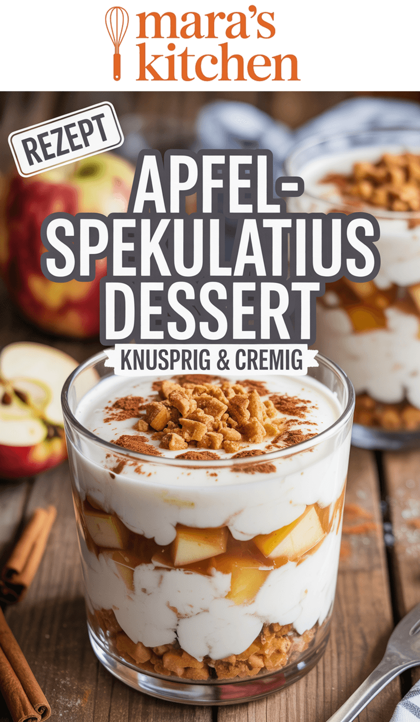 Apfel-Spekulatius-Dessert - Dessert Rezept