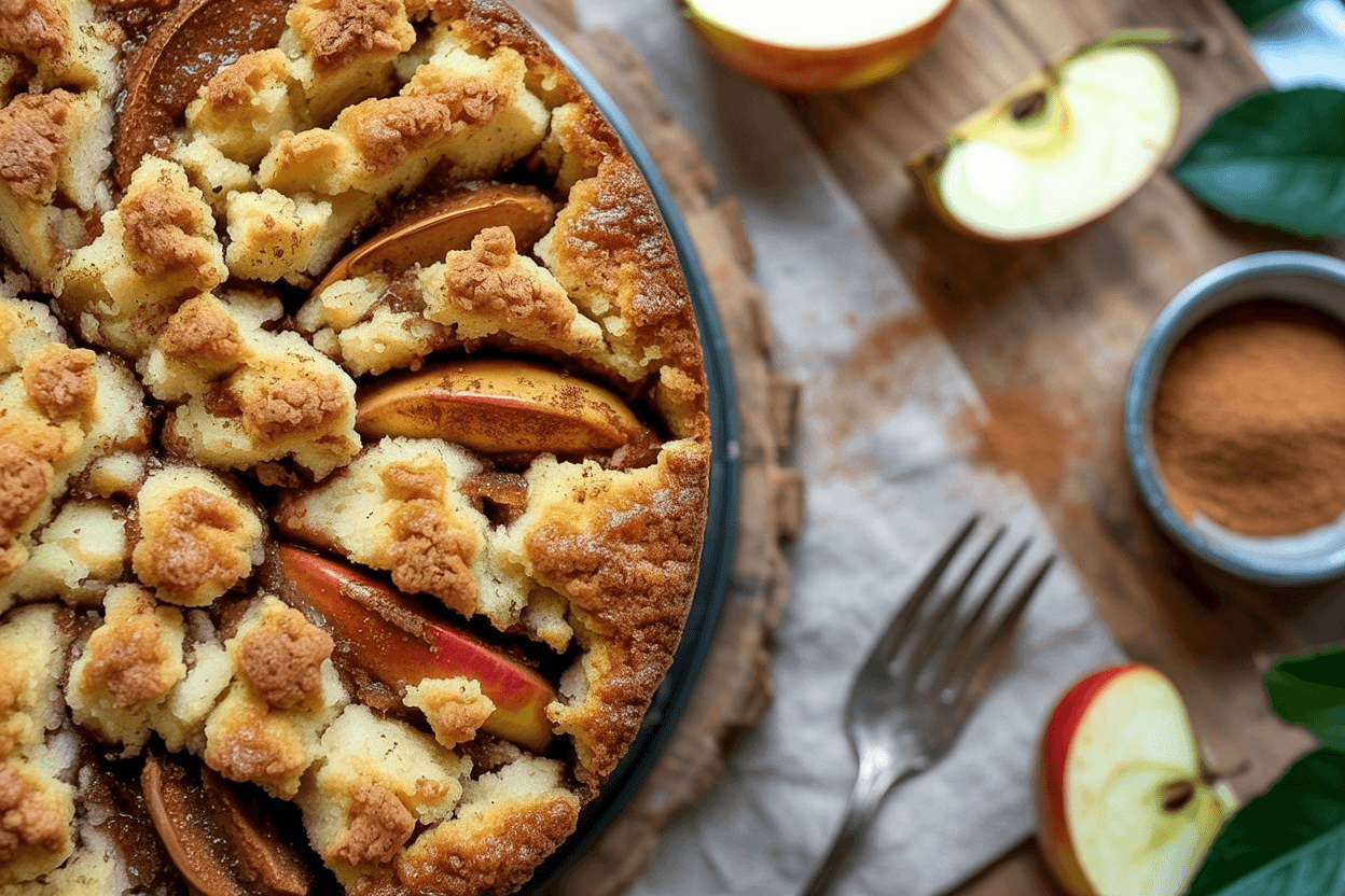 Apfelkuchen mit Streuseln