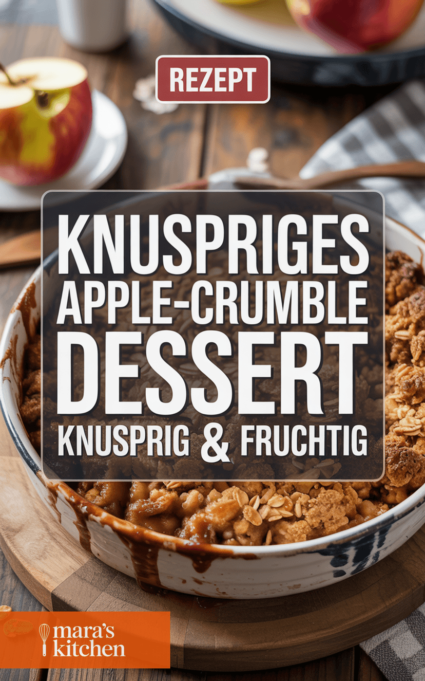 Apple-Crumble-Dessert - Dessert Rezept