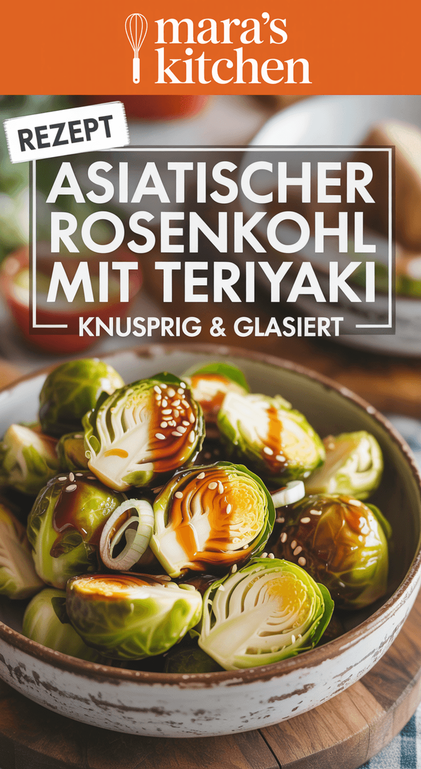 Asiatischer Rosenkohl mit Teriyaki - Beilage Rezept