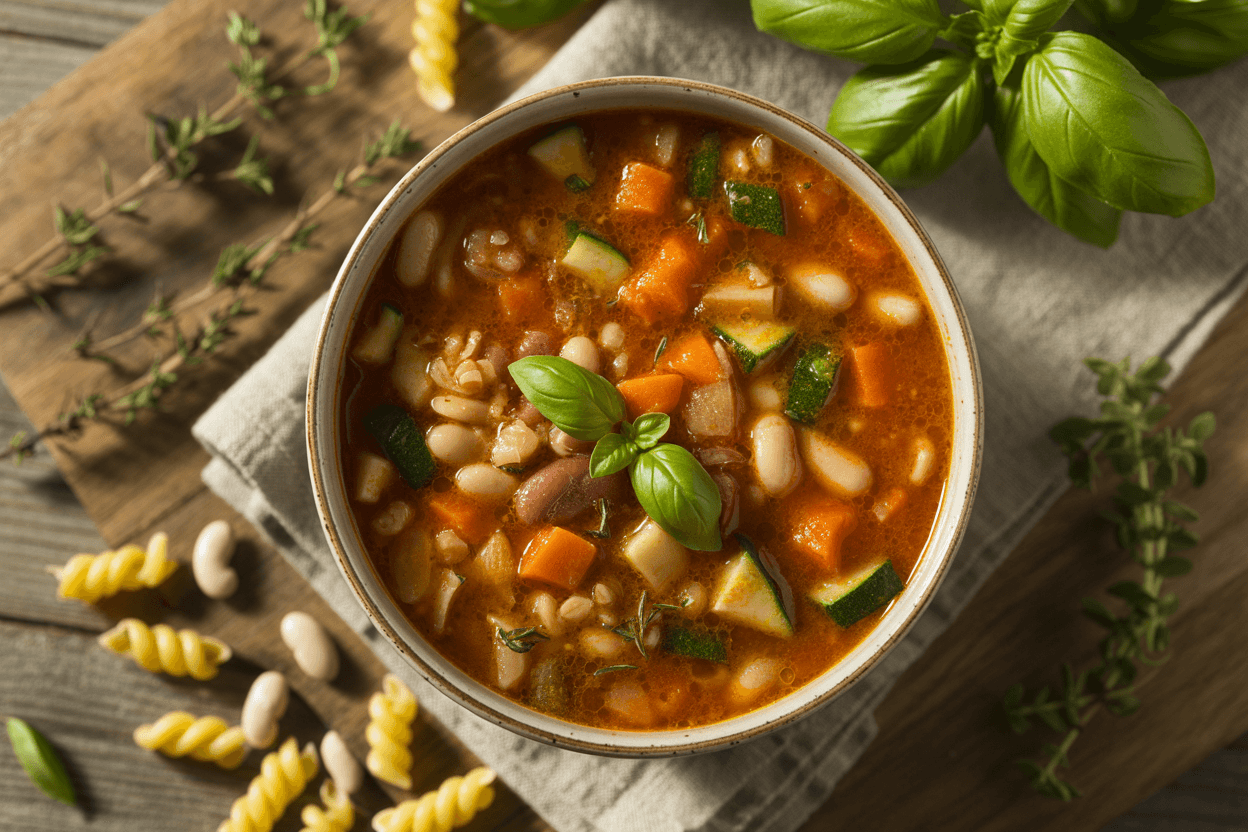 Authentische Minestrone