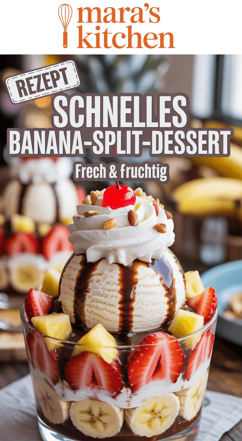 Banana-Split-Dessert - Dessert Rezept