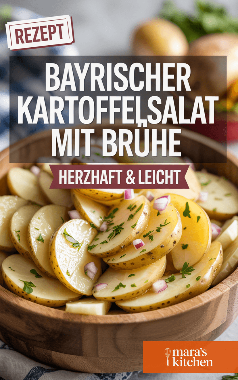 Bayrischer Kartoffelsalat mit Brühe - Salat Rezept