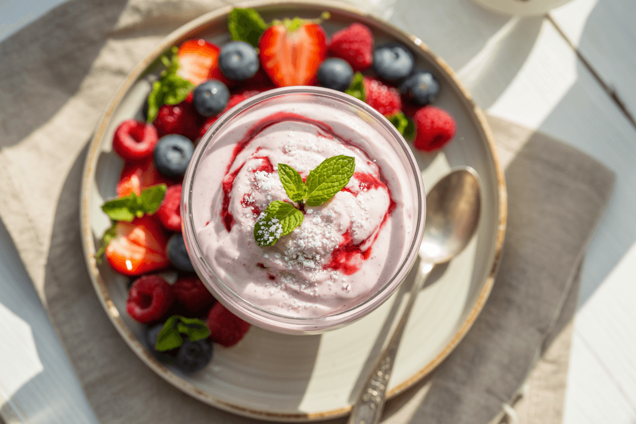 Beeren-Joghurt-Mousse