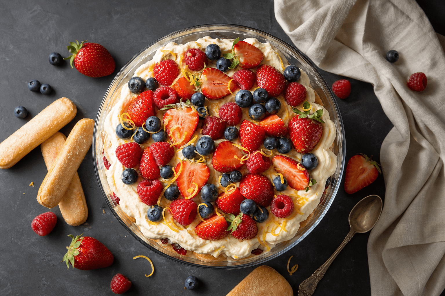 Beeriges Tiramisu-Glück: fruchtig, cremig & perfekt für den Sommer