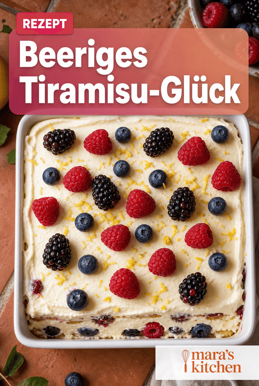 Beeriges Tiramisu-Glück: fruchtig, cremig & perfekt für den Sommer - Dessert Rezept