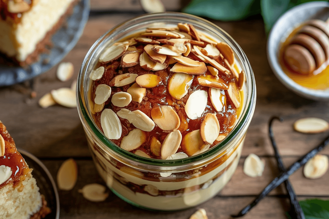 Bienenstich-Dessert im Glas