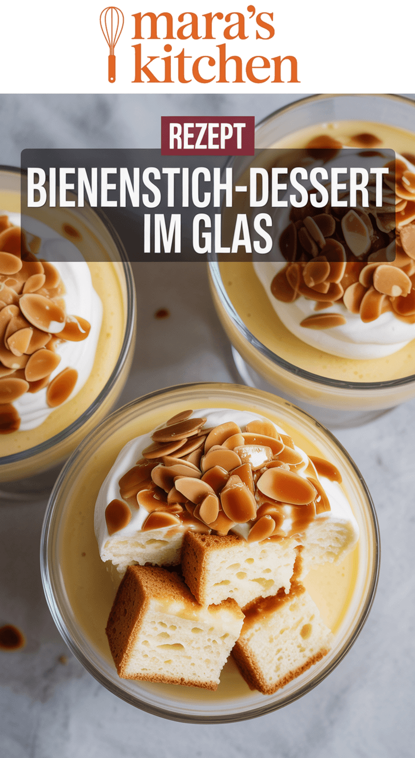 Bienenstich-Dessert im Glas - Dessert Rezept