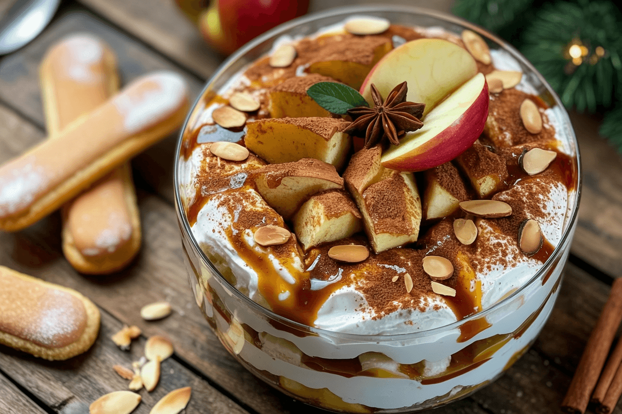 Bratapfel-Karamell-Trifle