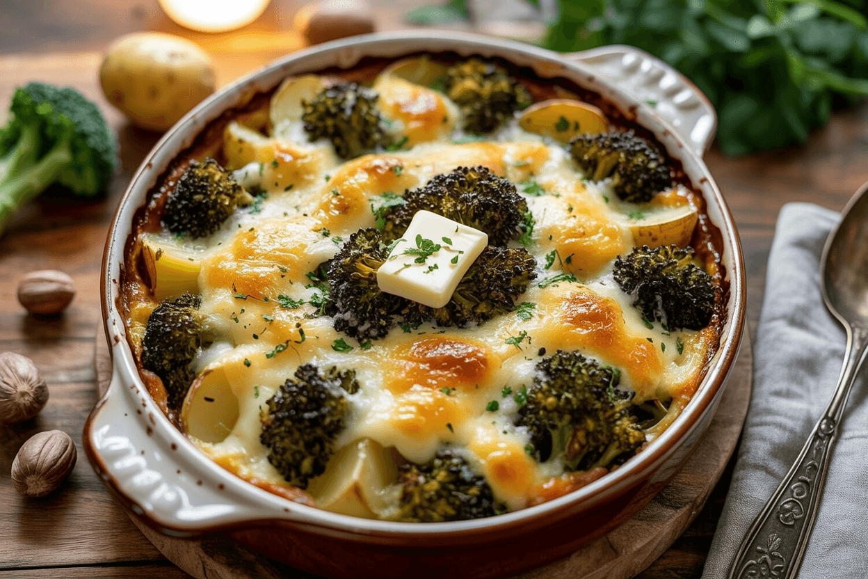 Brokkoli-Kartoffel-Auflauf