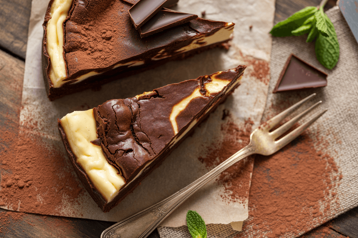 Brownie Käsekuchen