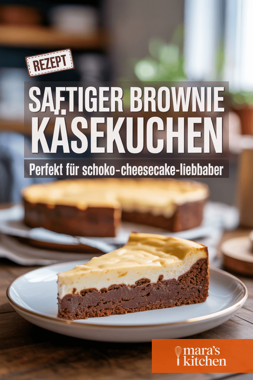 Brownie Käsekuchen - Kuchen Rezept