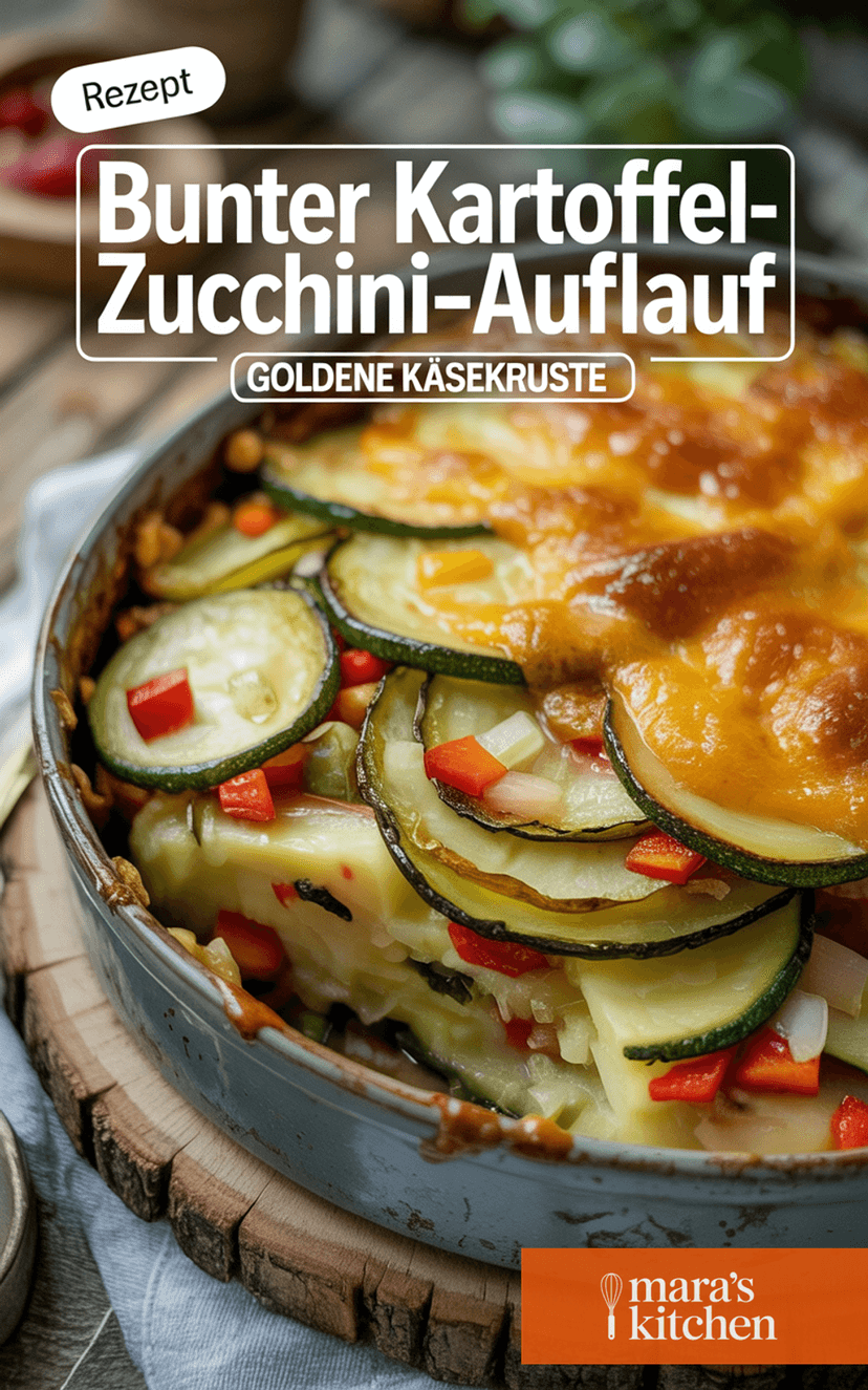 Bunter Kartoffel-Zucchini-Auflauf - Hauptgericht Rezept