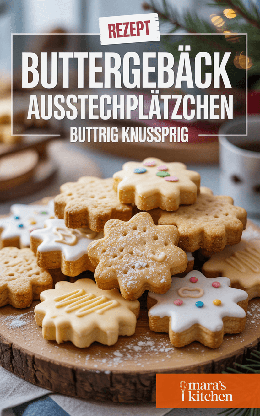 Buttergebäck Ausstechplätzchen - Dessert Rezept