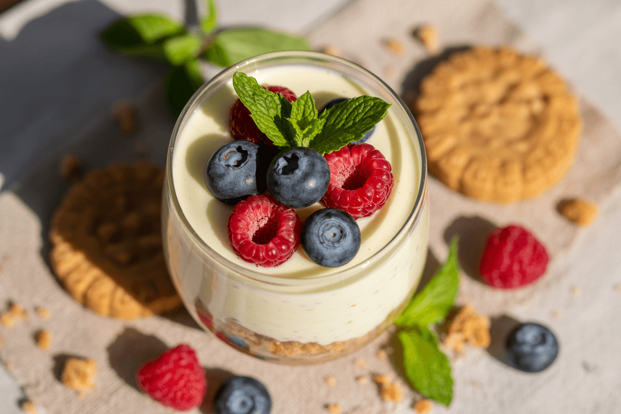 Cheesecake im Glas ohne Backen