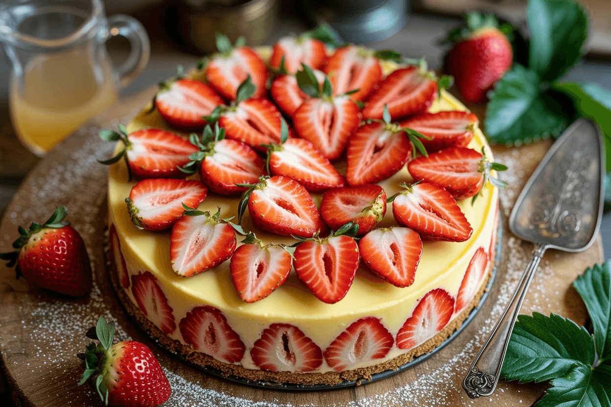 Cremige Eierlikör-Erdbeer-Torte: Fruchtig, festlich & unwiderstehlich