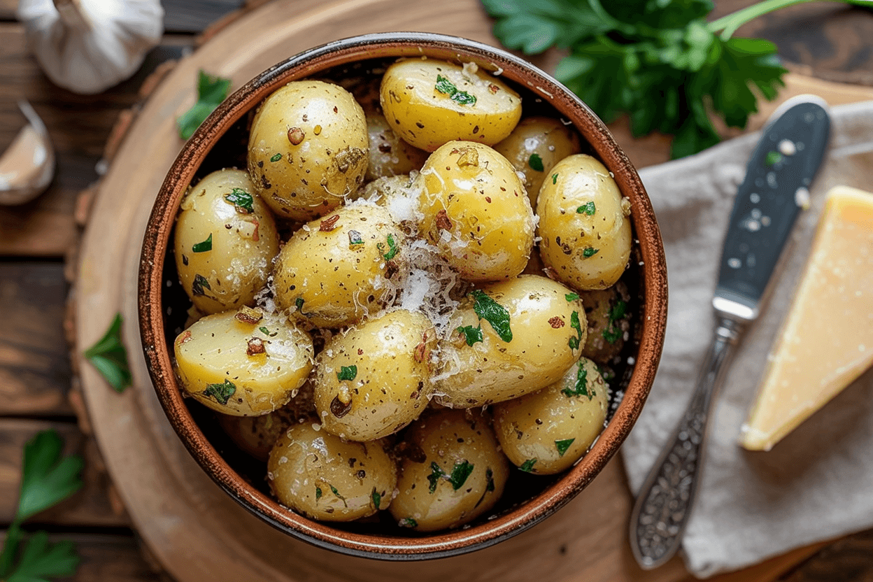 Cremige Knoblauchkartoffeln