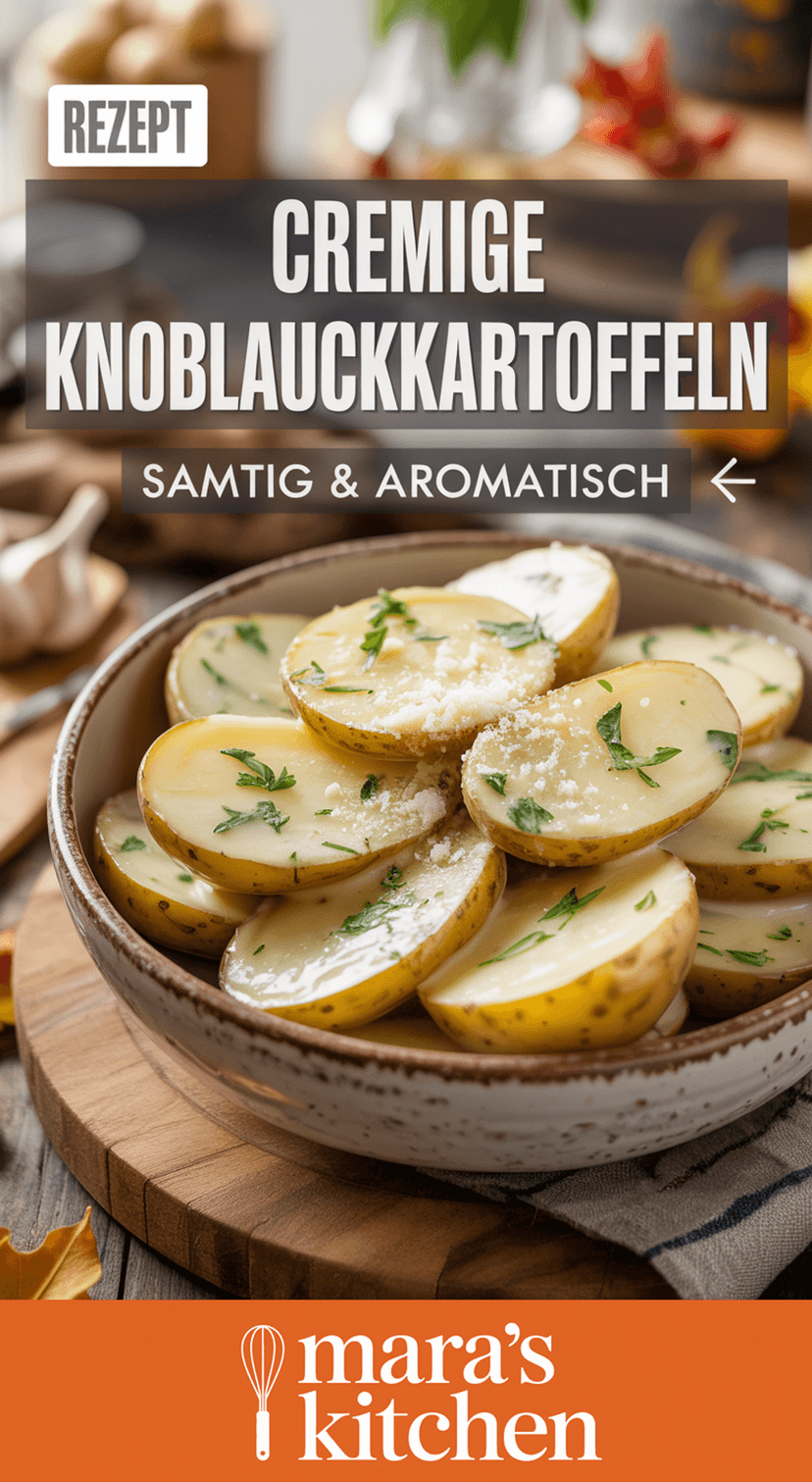 Cremige Knoblauchkartoffeln - Beilage Rezept