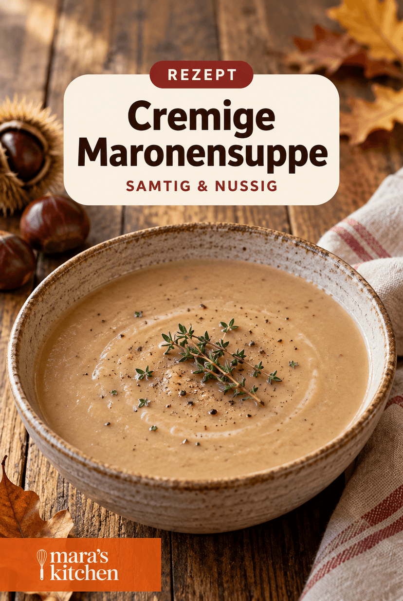 Cremige Maronensuppe: Samtig, nussig & perfekt für kalte Tage - Suppe & Eintopf Rezept