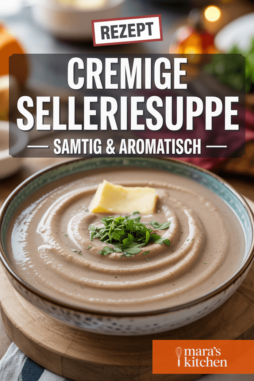 Cremige Selleriesuppe - Suppe Rezept