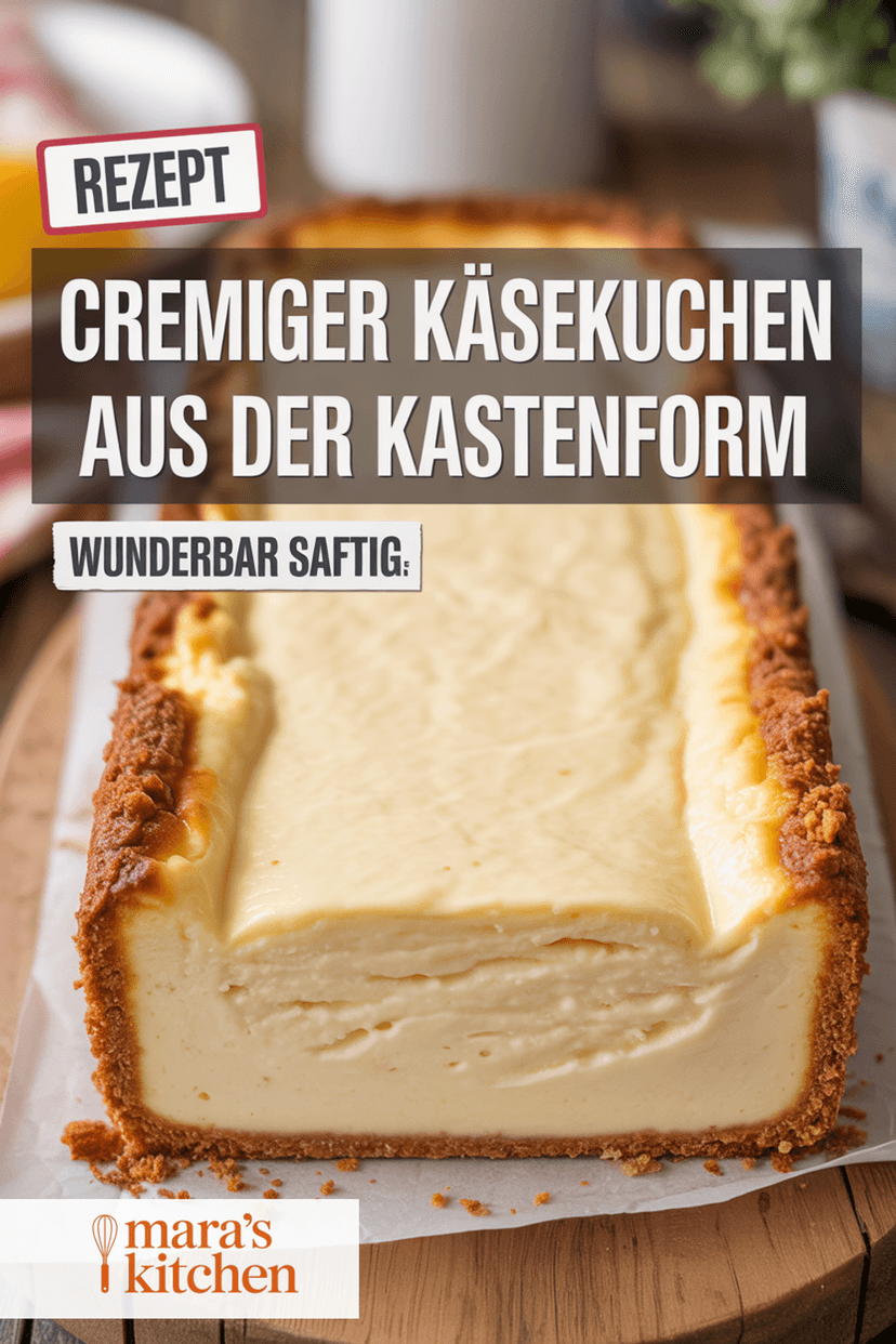 Cremiger Käsekuchen aus der Kastenform: unkompliziert, wunderbar saftig & immer ein Genuss - Kuchen Rezept