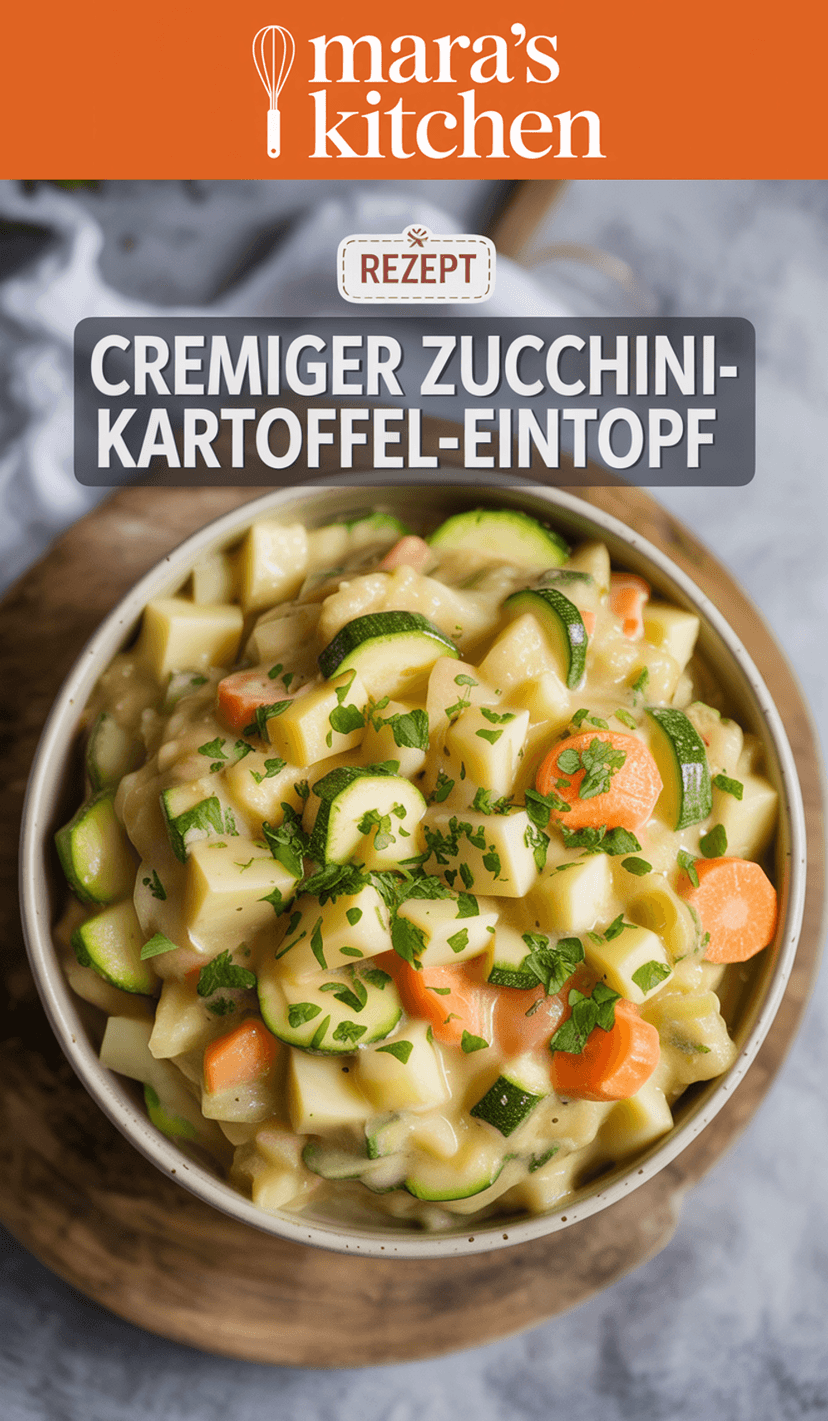 Cremiger Zucchini-Kartoffel-Eintopf - Hauptgericht Rezept