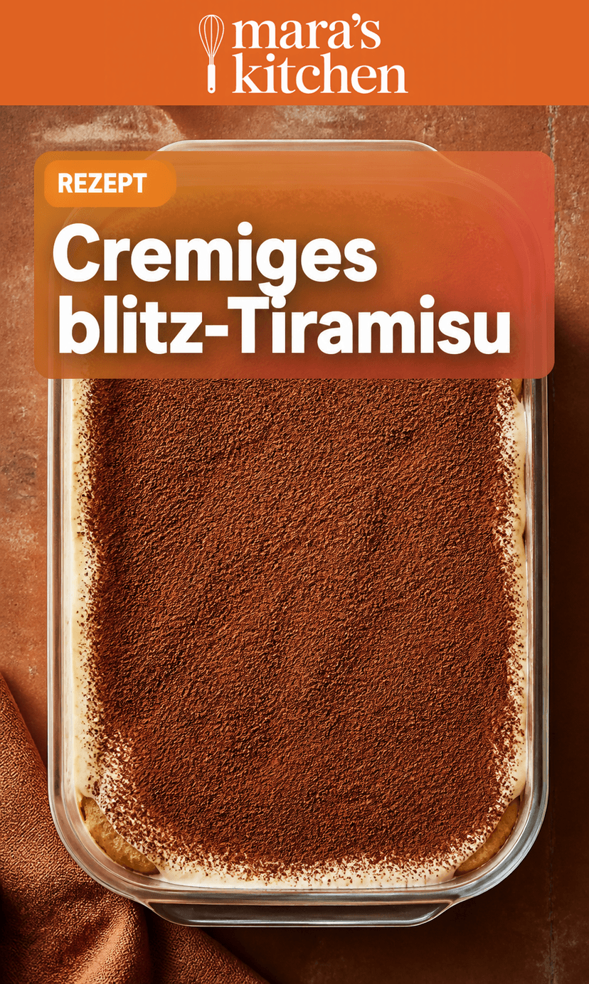 Cremiges Blitz-Tiramisu: Italienischer Genuss in 15 Minuten - Dessert Rezept