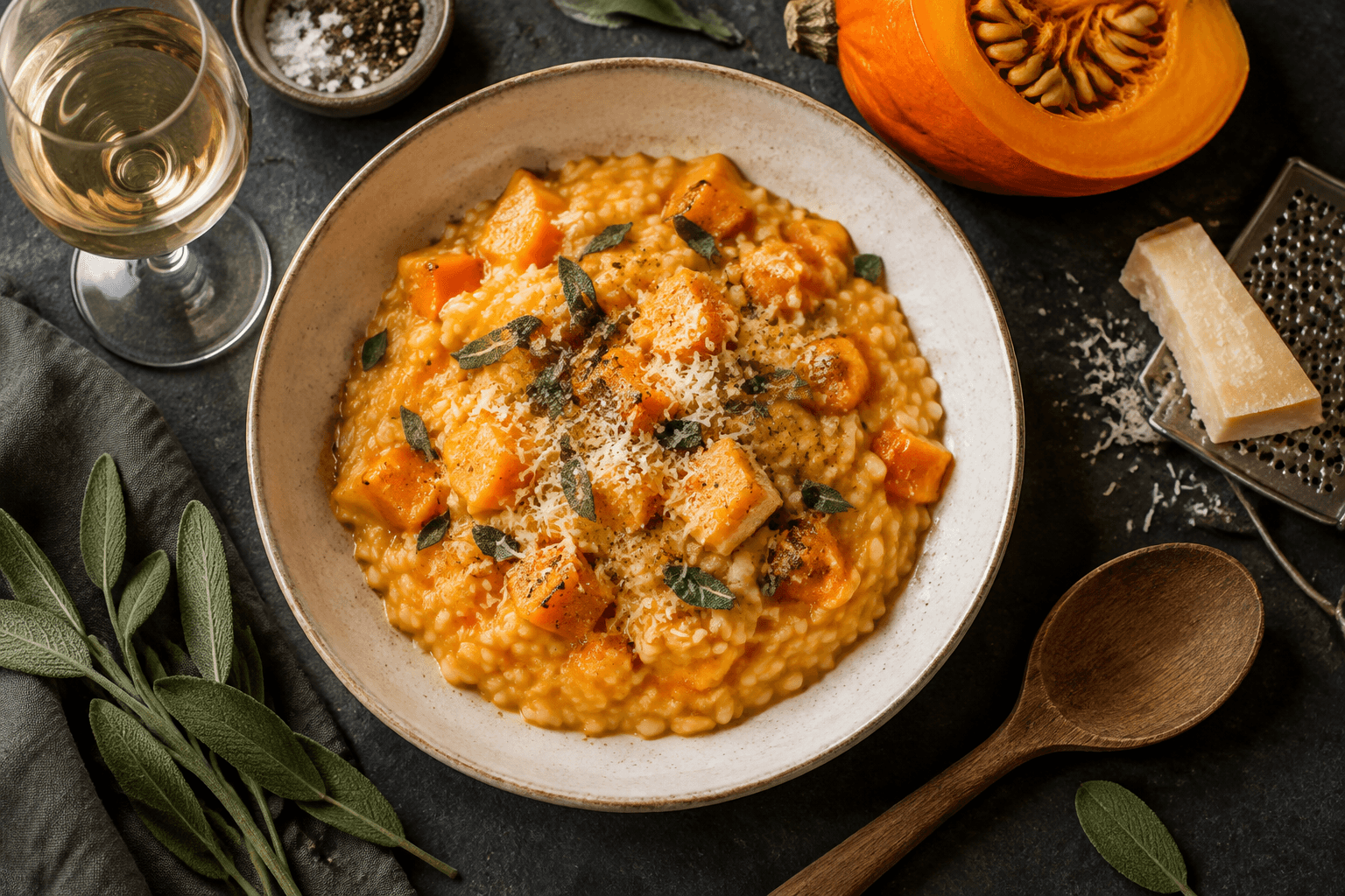 Cremiges Kürbisrisotto: Herbstlicher Genuss wie in Italien