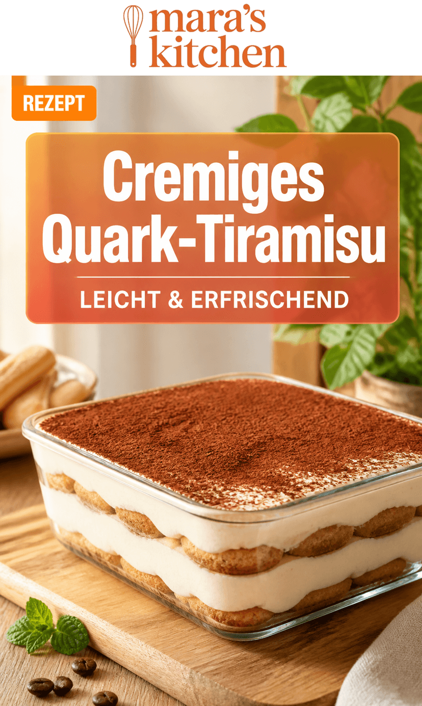 Cremiges Quark-Tiramisu: leicht, frisch & perfekt für den Sommer - Dessert Rezept