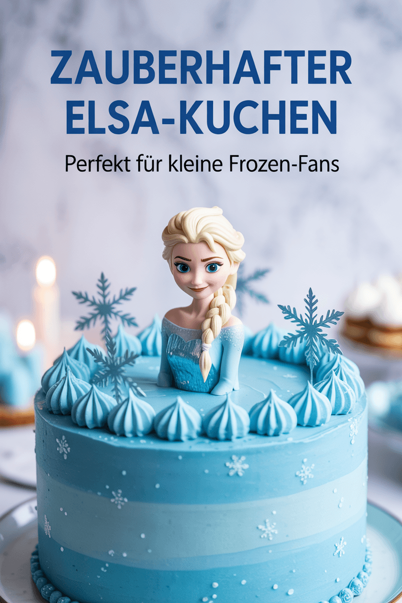 Elsa Eiskönigin Kuchen - Dessert Rezept