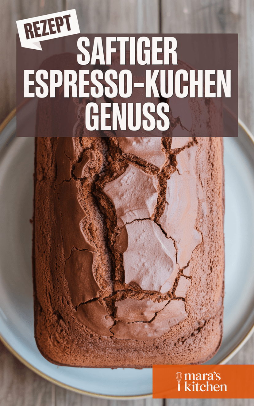 Espresso Kuchen-Glück: Aromatisch, saftig & perfekt für Kaffeeliebhaber - Kuchen Rezept