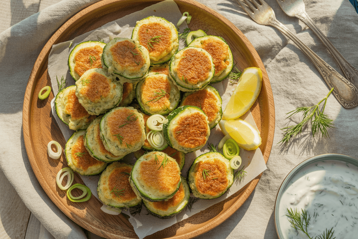 Feta Zucchini Bällchen