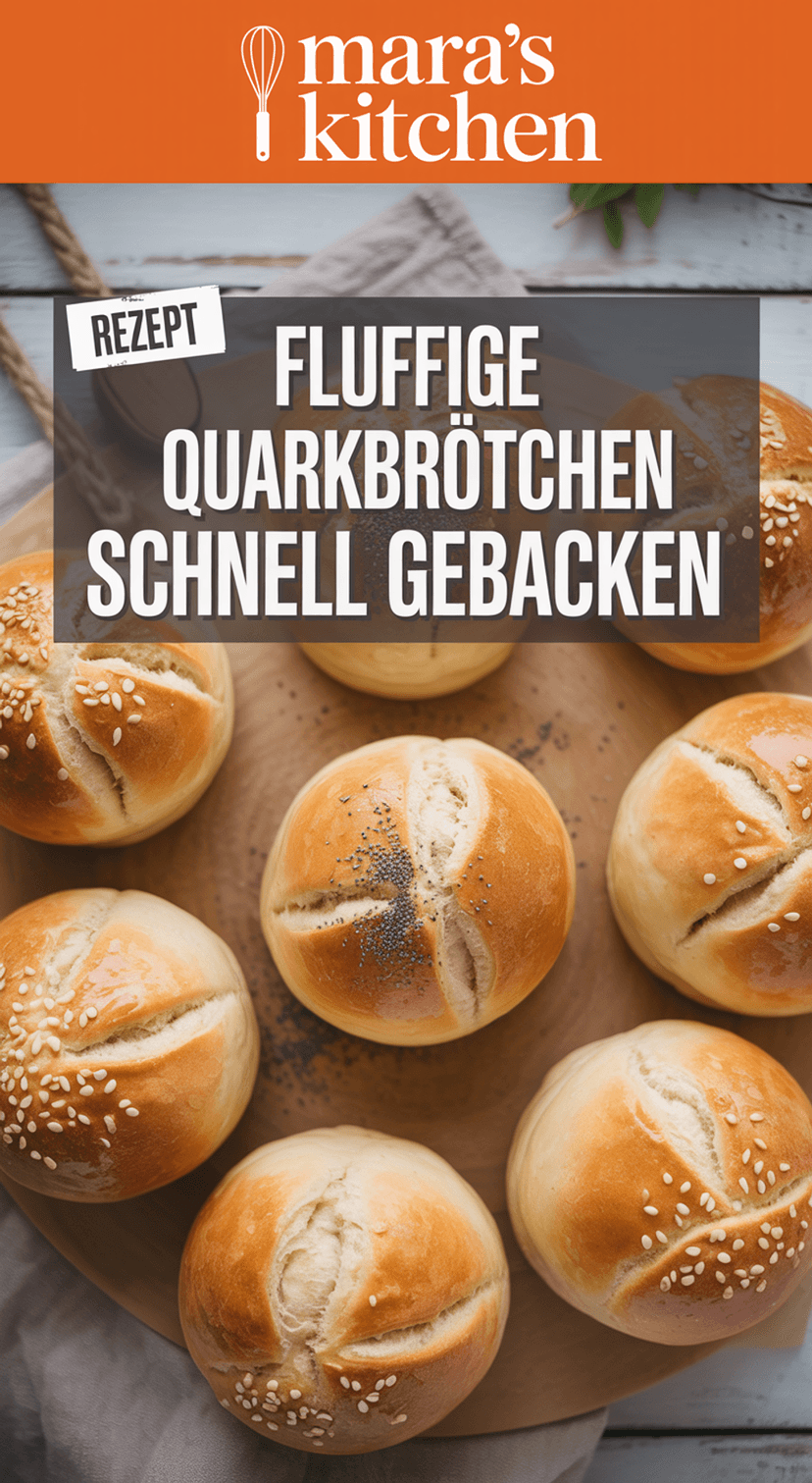 Fluffige Quarkbrötchen: Schnell gebacken & unwiderstehlich locker - Frühstück Rezept