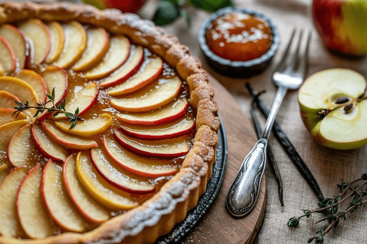 Französischer Apfelkuchen (Tarte aux Pommes)