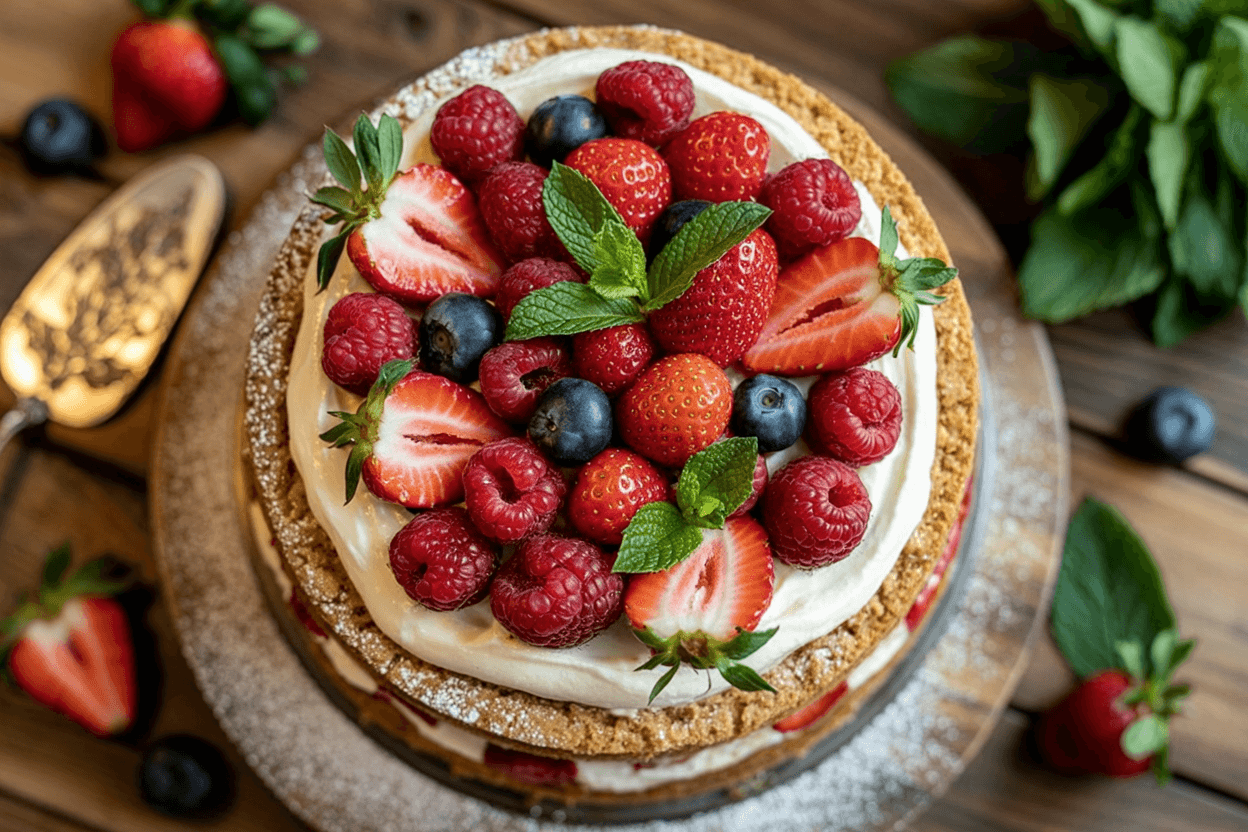Fruchtige Beerentorte mit Sahne-Mascarpone: Sommergenuss zum Verlieben