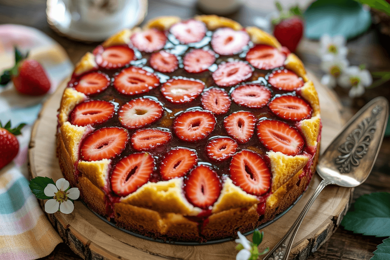 Fruchtiger Erdbeerboden: Sommergenuss wie vom Bäcker