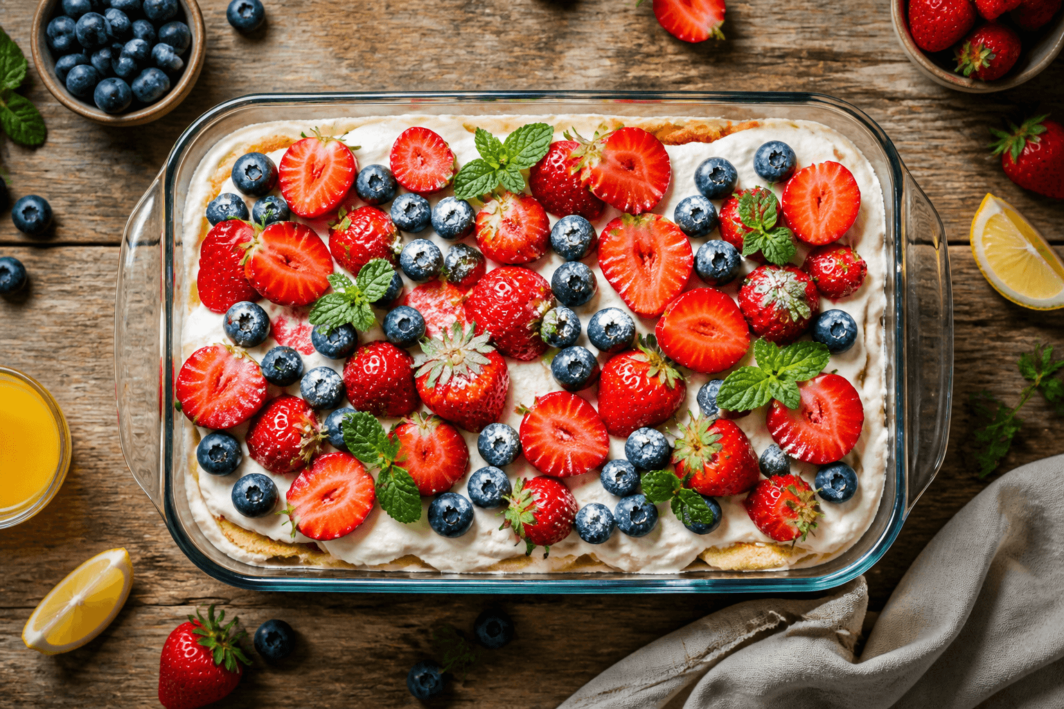 Fruchtiges Sommer-Tiramisu: Leicht, cremig & unwiderstehlich frisch