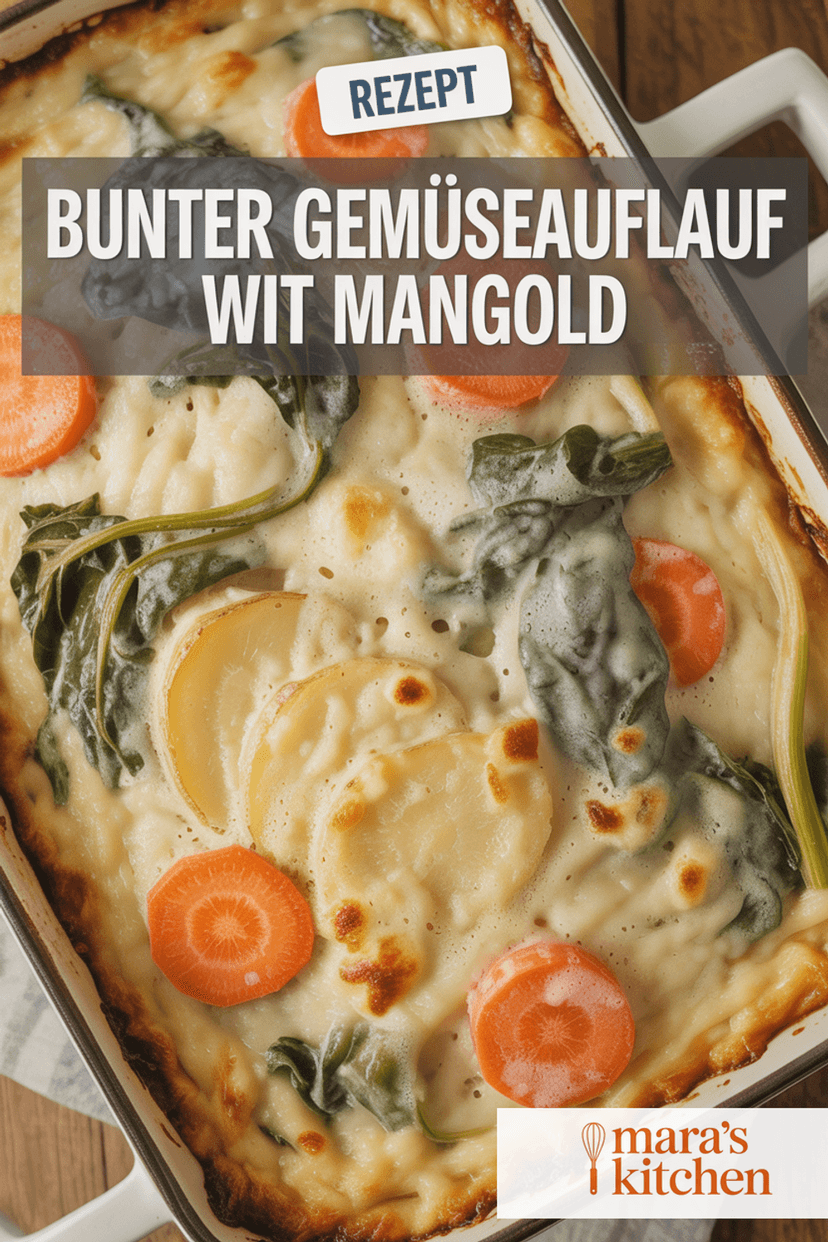 Gemüseauflauf mit Mangold, Karotten & Kartoffeln - Hauptgericht Rezept