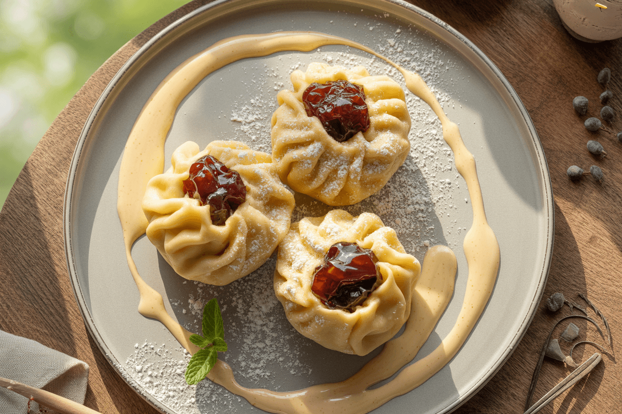 Germknödel – Österreichische Hefeklöße mit Powidl und Mohn
