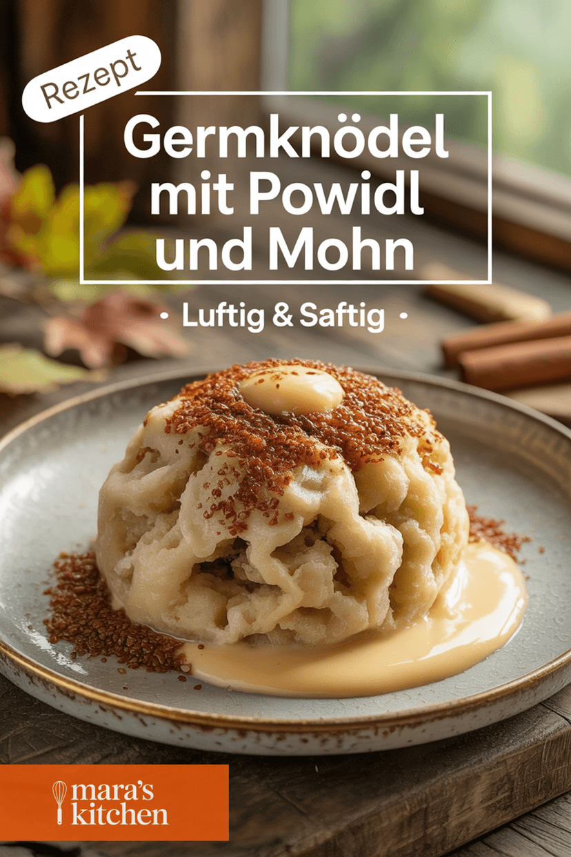 Germknödel – Österreichische Hefeklöße mit Powidl und Mohn - Dessert Rezept