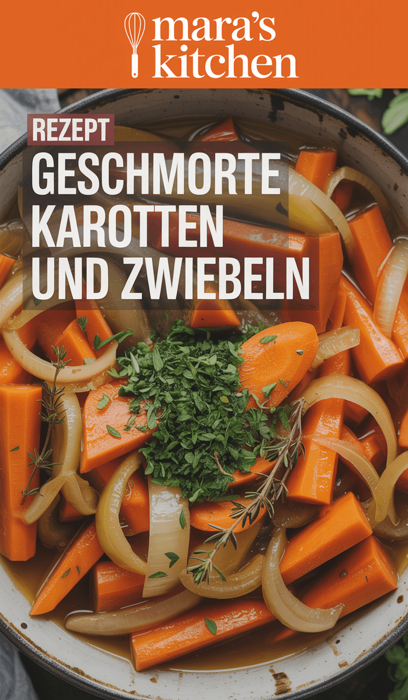 Geschmorte Karotten und Zwiebeln – aromatische Beilage - Beilage Rezept