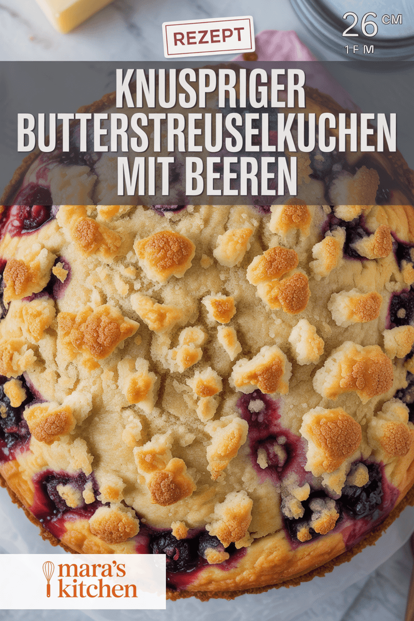 Goldener Butterstreuselkuchen: fruchtig gefüllt & himmlisch knusprig - Kuchen Rezept