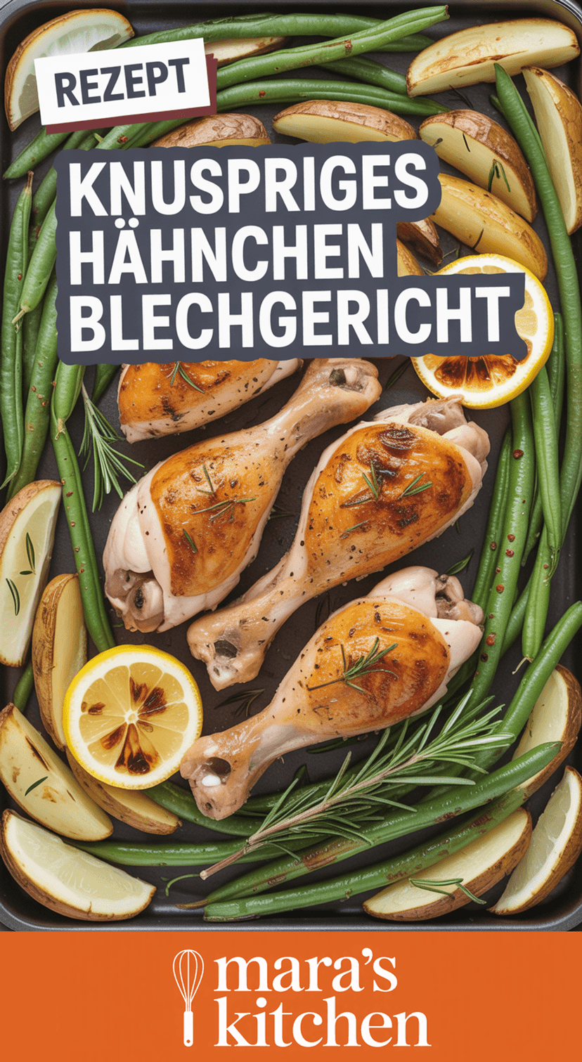 Hähnchen Bohnen Kartoffeln Blechgericht - Hauptgericht Rezept