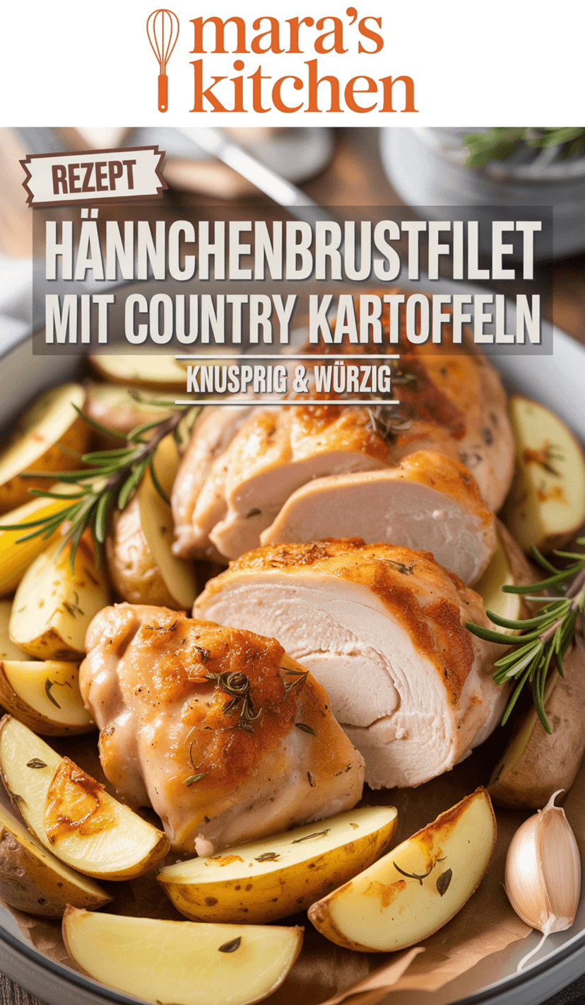 Hähnchenbrustfilet mit Country Kartoffeln - Hauptgericht Rezept